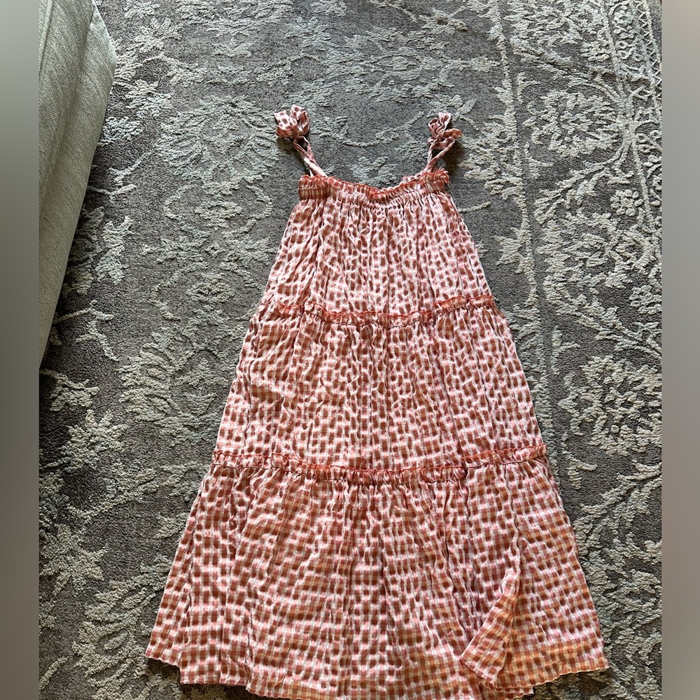 Cute Gingham Maxi Dress